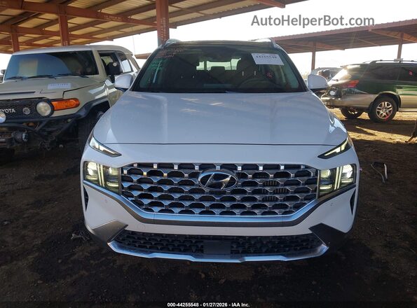 KM8S5DA13NU035281 2022 HYUNDAI SANTA FE HYBRID White Вид задньої частини салону