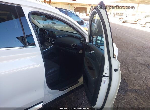 KM8S5DA13NU035281 2022 HYUNDAI SANTA FE HYBRID White Вид салону спереду