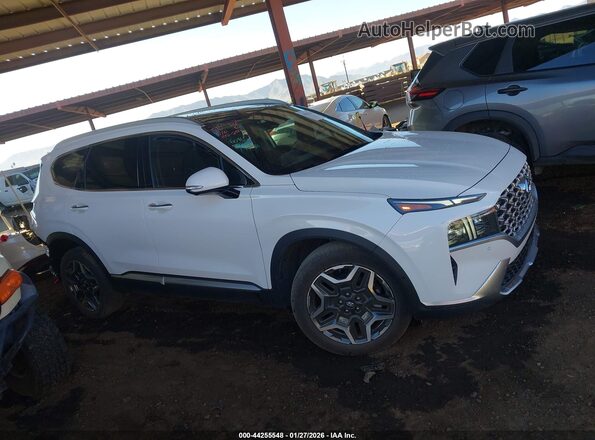 KM8S5DA13NU035281 2022 HYUNDAI SANTA FE HYBRID White Панорамний вид салону 360°
