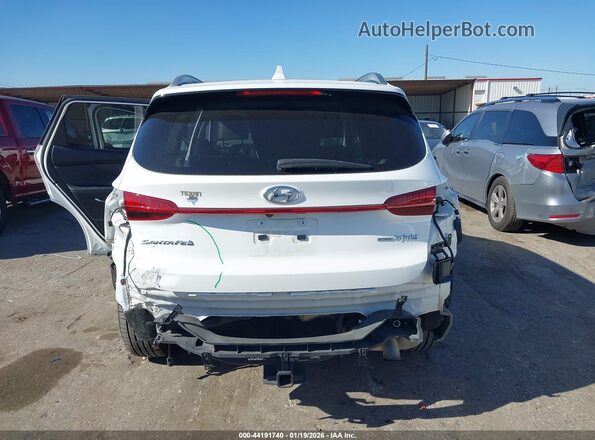KM8S5DA15NU020135 2022 HYUNDAI SANTA FE HYBRID White Widok z przodu