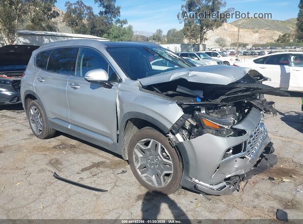 KM8S5DA17NU046350 2022 HYUNDAI SANTA FE HYBRID Серебряный Передняя правая четверть