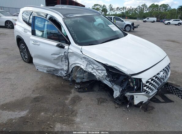 KM8S5DA17NU054495 2022 HYUNDAI SANTA FE HYBRID White Przód prawy