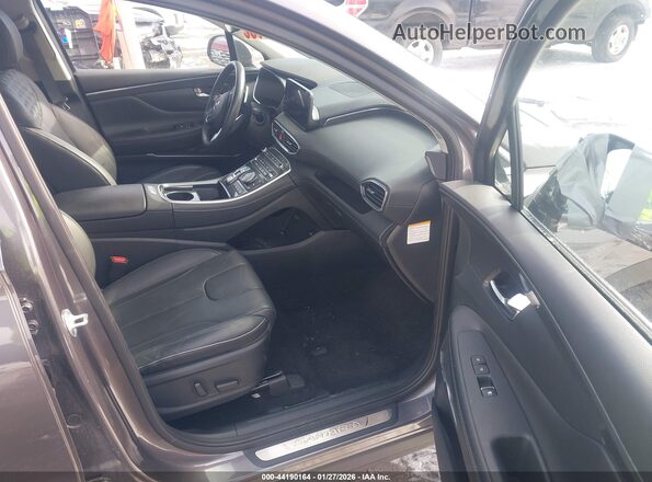 KM8S7DA25PU100007 2023 HYUNDAI SANTA FE PLUG-IN HYBRID Gray Widok wnętrza z przodu