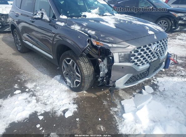 KM8S7DA25PU100007 2023 HYUNDAI SANTA FE PLUG-IN HYBRID Gray Widok z przodu