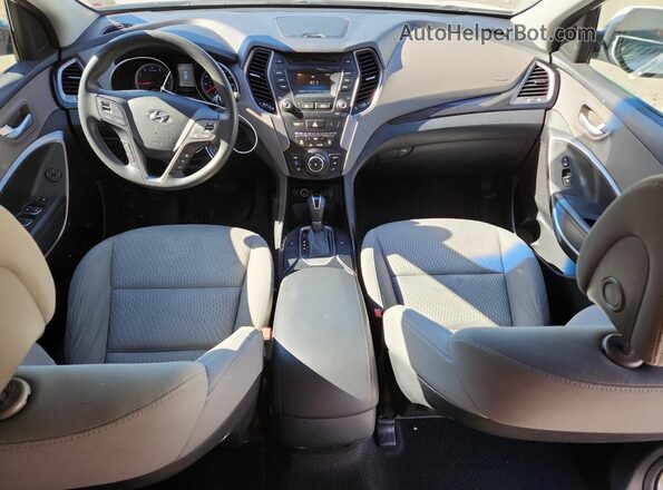 KM8SM4HF0GU147494 2016 HYUNDAI SANTA Белый Вид панели приборов