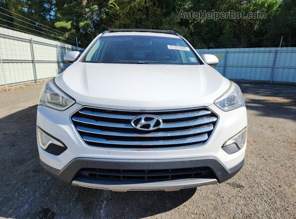 KM8SM4HF0GU147494 2016 HYUNDAI SANTA Белый Вид спереди