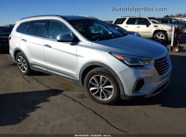 KM8SM4HF0KU306832 2019 HYUNDAI SANTA FE XL Серебряный Передняя правая четверть