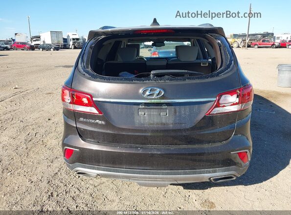 KM8SM4HF2JU258832 2018 HYUNDAI SANTA FE Dark Brown 