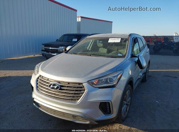 KM8SM4HF2JU273668 2018 HYUNDAI SANTA FE Silver Передня ліва чверть