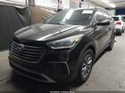 2017 Hyundai Santa Fe Se Черный vin: KM8SM4HF7HU200886