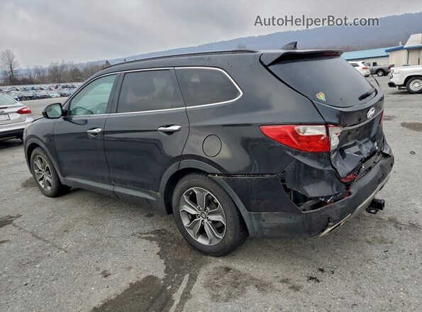 KM8SMDHF9GU135344 2016 HYUNDAI SANTA Черный Задняя левая четверть