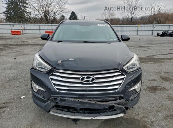 KM8SMDHF9GU135344 2016 HYUNDAI SANTA Черный Вид спереди