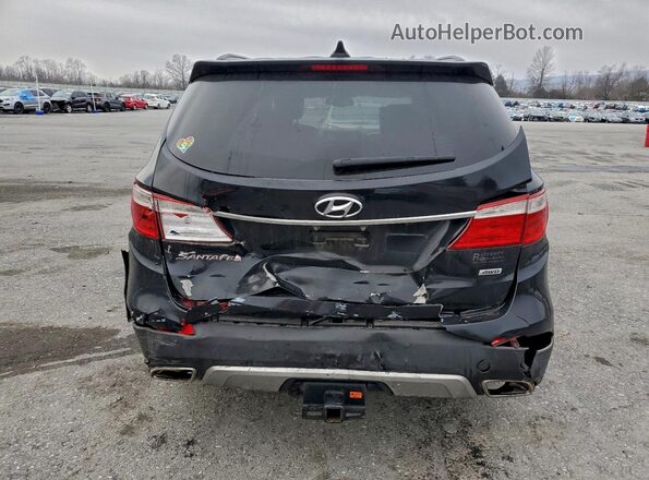 KM8SMDHF9GU135344 2016 HYUNDAI SANTA Черный Вид сзади