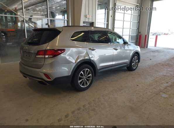 KM8SMDHF9JU291374 2018 HYUNDAI SANTA FE Серебряный Задняя правая четверть