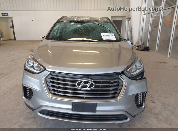 KM8SMDHF9JU291374 2018 HYUNDAI SANTA FE Серебряный Вид задней части салона