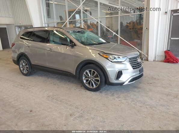 KM8SMDHF9JU291374 2018 HYUNDAI SANTA FE Серебряный Передняя правая четверть