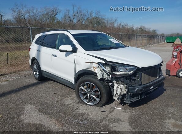 KM8SN4HF8KU299920 2019 HYUNDAI SANTA FE XL Белый Передняя правая четверть
