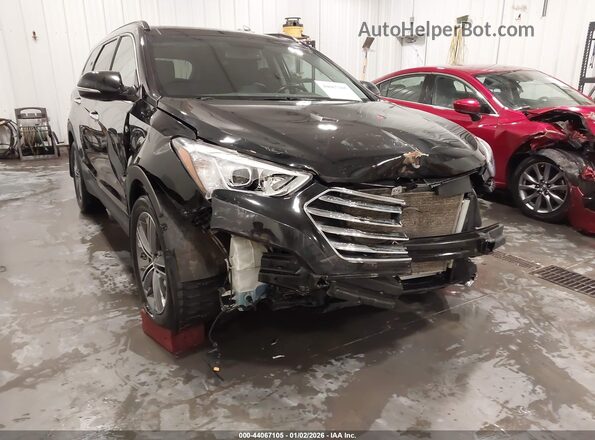 KM8SRDHF6GU159084 2016 HYUNDAI SANTA FE Черный Вид спереди