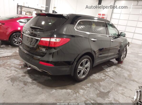 KM8SRDHF6GU159084 2016 HYUNDAI SANTA FE Черный Задняя правая четверть