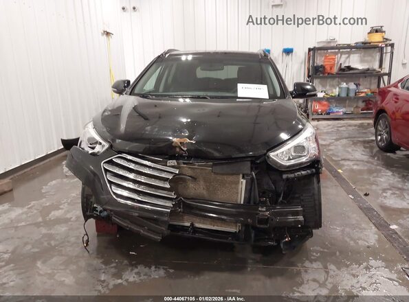 KM8SRDHF6GU159084 2016 HYUNDAI SANTA FE Черный Вид задней части салона