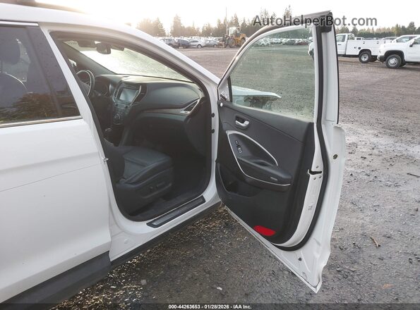 KM8SRDHF7HU243383 2017 HYUNDAI SANTA FE Белый Вид салона спереди