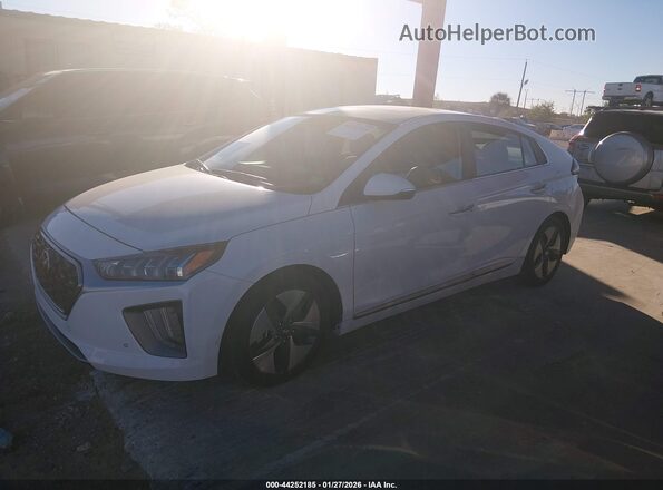 KMHC05LC0NU278294 2022 HYUNDAI IONIQ HYBRID Белый Передняя левая четверть