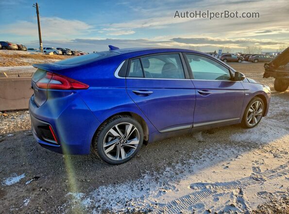 KMHC05LC3KU132533 2019 HYUNDAI IONIQ Синий Задняя правая четверть