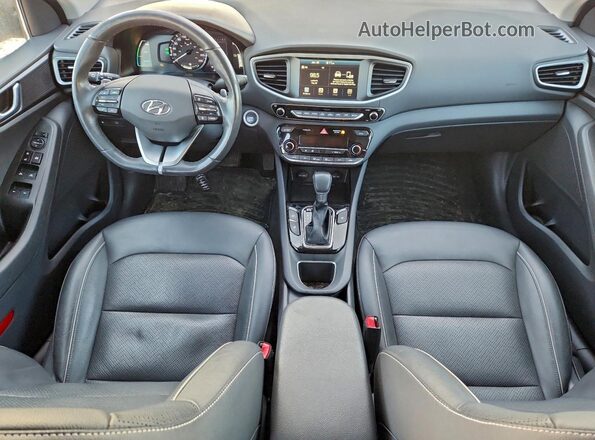 KMHC05LC3KU132533 2019 HYUNDAI IONIQ Синий Вид панели приборов