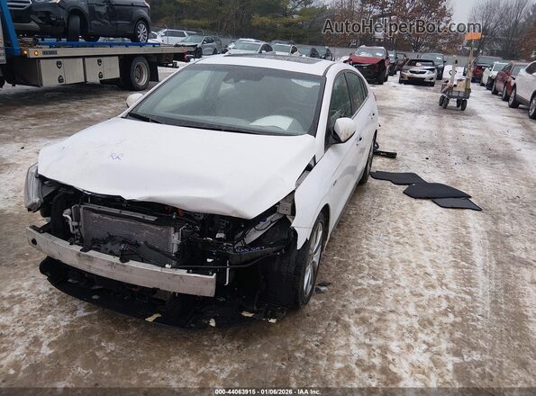 KMHC05LC7JU088096 2018 HYUNDAI IONIQ HYBRID Белый Передняя левая четверть