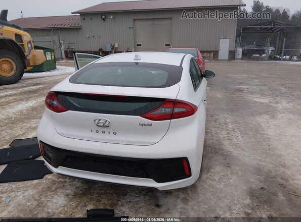 KMHC05LC7JU088096 2018 HYUNDAI IONIQ HYBRID Белый Задняя правая четверть