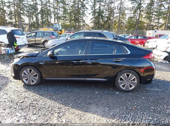 KMHC05LC8JU071808 2018 HYUNDAI IONIQ HYBRID Black Vista interior de 360 grados