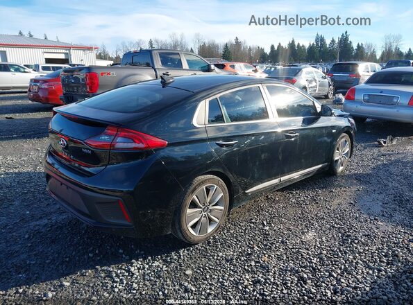 KMHC05LC8JU071808 2018 HYUNDAI IONIQ HYBRID Black Trasero derecho