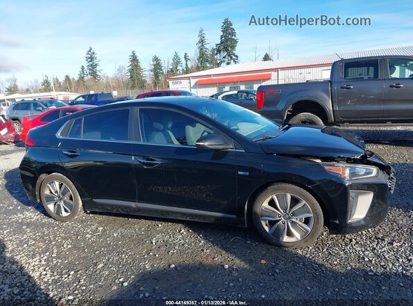 KMHC05LC8JU071808 2018 HYUNDAI IONIQ HYBRID Black Vista interior trasera