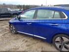 2022 Hyundai Ioniq Hybrid Limited Синий vin: KMHC05LC8NU278155