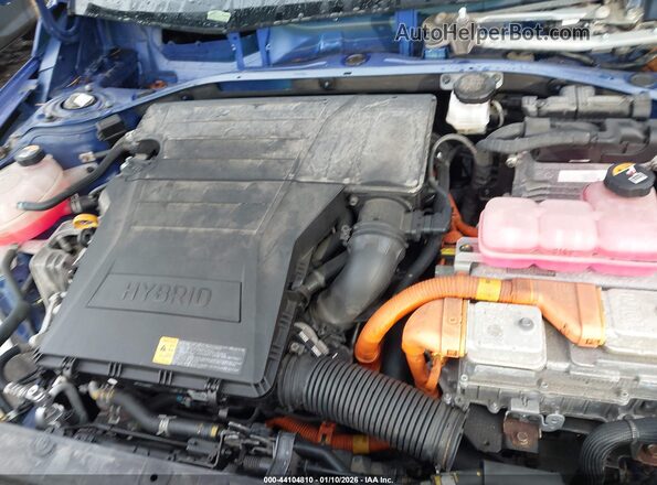 KMHC05LC8NU278155 2022 HYUNDAI IONIQ HYBRID Синий Вид сзади