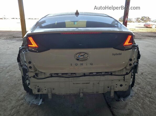 KMHC05LC9NU269142 2022 HYUNDAI IONIQ Белый Вид сзади