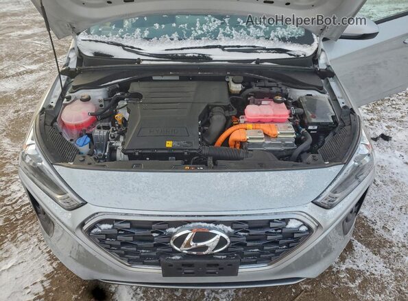 KMHC65LC1MU258164 2021 HYUNDAI IONIQ Серебряный Вид задней части салона