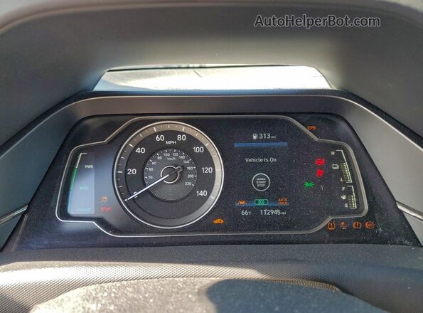 KMHC65LC2NU270289 2022 HYUNDAI IONIQ Синий Вид щитка приборов