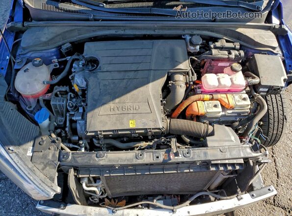 KMHC65LC2NU270289 2022 HYUNDAI IONIQ Синий Вид задней части салона