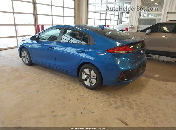 KMHC65LC4JU062361 2018 HYUNDAI IONIQ HYBRID Синий Задняя левая четверть