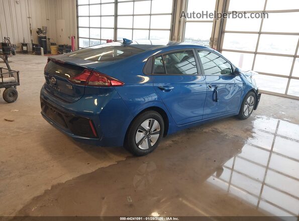 KMHC65LC4JU062361 2018 HYUNDAI IONIQ HYBRID Синий Задняя правая четверть
