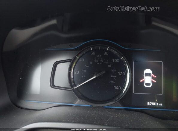 KMHC65LC5HU024227 2017 HYUNDAI IONIQ HYBRID Серебряный Вид задних сидений