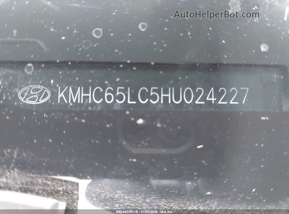 KMHC65LC5HU024227 2017 HYUNDAI IONIQ HYBRID Серебряный Вид подкапотного пространства