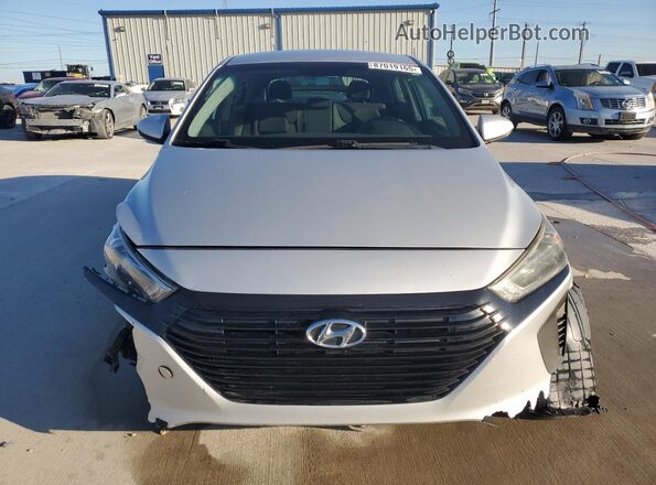 KMHC65LC6JU065035 2018 HYUNDAI IONIQ Silver Widok z przodu