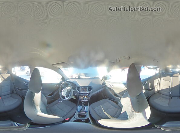 KMHC65LC6JU065035 2018 HYUNDAI IONIQ Silver Widok naklejki z numerem VIN