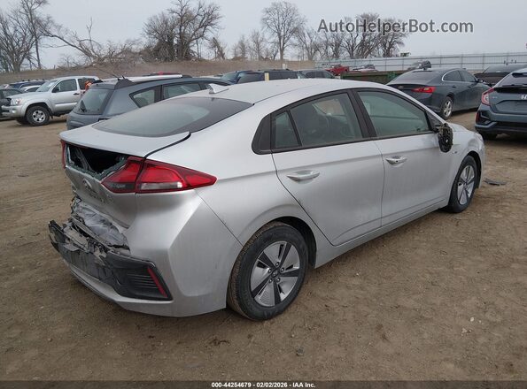 KMHC65LC6KU106930 2019 HYUNDAI IONIQ HYBRID Silver Հետևի աջ