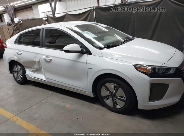 KMHC65LC8KU131313 2019 HYUNDAI IONIQ HYBRID Белый Вид задней части салона