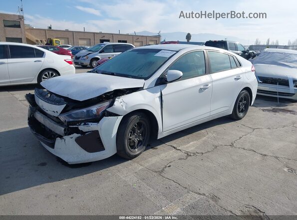 KMHC65LC8KU178745 2019 HYUNDAI IONIQ HYBRID White Передня ліва чверть