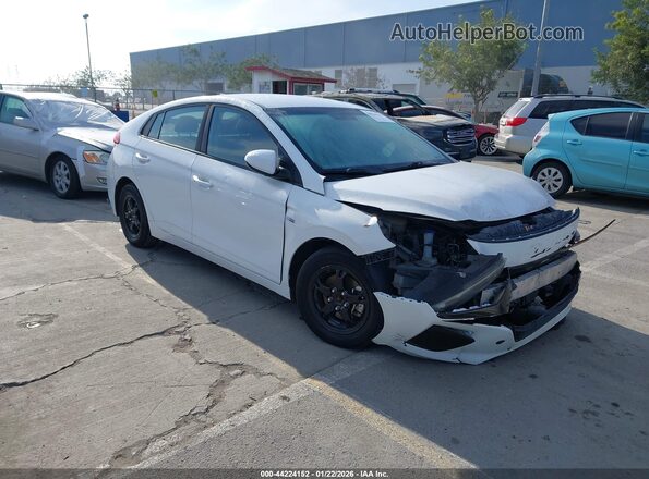 KMHC65LC8KU178745 2019 HYUNDAI IONIQ HYBRID White Передня права чверть