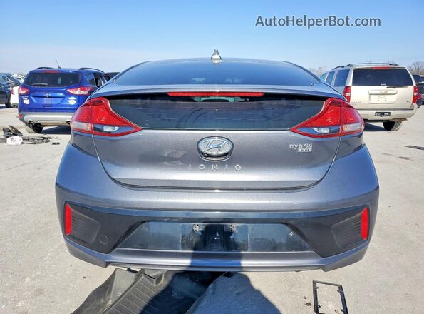 KMHC65LC9JU068141 2018 HYUNDAI IONIQ Gray Вид ззаду